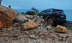 Mersin'de sağanak yağış sonrası heyelan; 1 yaralı