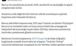 Nevruz'da terör propagandası yapan 209 şüpheli gözaltına alındı