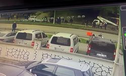 Samsun'da 6 aracın karıştığı kaza sonrası yangın çıktı