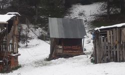 Nallıhan’ın yüksek kesimleri beyaza büründü