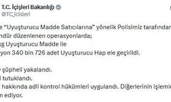 75 şehirde narkotik operasyonu