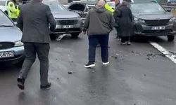 Bolu'da 10 araçlı zincirleme kaza