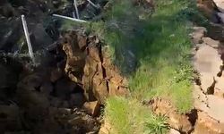 Bursa’da Heyelan Alarmı: İnegöl’de Yol Çöktü