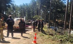 Bursa'da ormanda kaza can aldı!