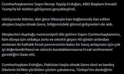 Cumhurbaşkanı Erdoğan Trump ile ne görüştü?