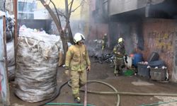 Hurdalıkta çıkan yangına müdahale edildi