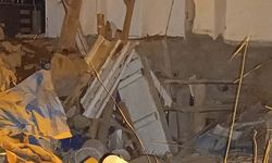 Kayseri'de müstakil ev çöktü!