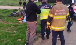 Kızıltepe'de devrilen motosikletin sürücüsü hayatını kaybetti