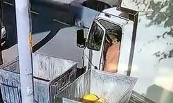 Park halindeki kamyondan telefonları çaldılar