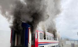 Sakarya'da vagon alev alev yandı