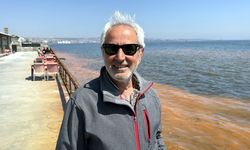 Tekirdağ'da deniz turuncu renge büründü