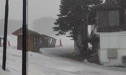 Uludağ nisanda beyaza büründü