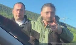 Bolu’da otoyolda, tartıştığı sürücüyü darbetti