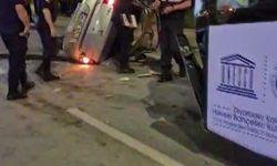 Diyarbakır'da Belediye Otobüsü İle Otomobil Çarpıştı