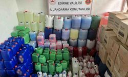 Edirne'de sahte deterjan operasyonu