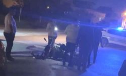 İnegöl'de otomobil ve motosiklet çarpıştı