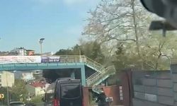 İstanbul'da motosikletliye minibüs çarptı