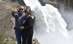 Kılıçkaya Barajı’nda büyüleyen manzara