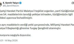 MHP Malatya il teşkilatı feshedildi