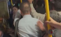 Motosiklet sürücüsü ve İETT otobüsü şoförü arasında tartışma