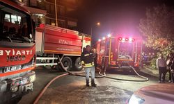 Ordu'da apartmanın kapalı otoparkında çıkan yangında 3 otomobil zarar gördü