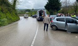 Ordu'da Otomobiller Çarpıştı