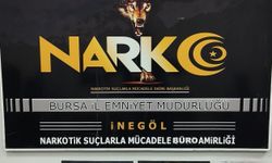 Üzerinde uyuşturucuyla yaklandı