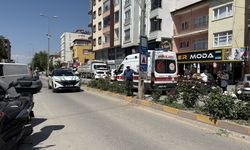 Kayseri'de devrilen motosikletin sürücüsü yaralandı