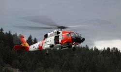 ABD Sahil Güvenliği Helikopteri Alaska'da Düştü