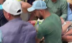 Arnavutköy'de Kule Vinç Devrildi