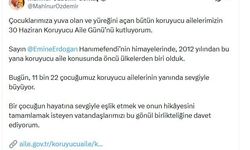 Bakan Mahinur Özdemir Göktaş, 'Koruyucu Aile Günü'nü kutladı