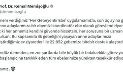 Bakan Memişoğlu'ndan 'Her Gebeye Bir Ebe' uygulaması açıklaması