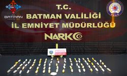 Batman'da 4 şüphelinin midesinden uyuşturucu çıktı