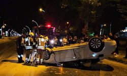 Edirne'de alkollü sürücüden korkutan kaza!