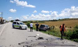 Edirne'de otomobil ve TIR çarpıştı