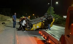 Eskişehir’de ticari araç takla attı: 2 yaralı