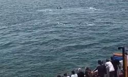 Kocaeli’de feribottan denize düşen kişiyi büfe çalışanı kurtardı