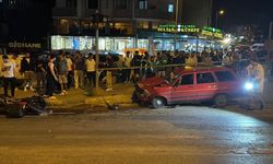 Motosiklet Otomobille Çarpıştı! Sürücüsü Ağır Yaralı