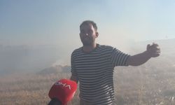 Otluk alanda başlayan yangın iş yerine sıçradı
