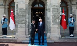 Cumhurbaşkanı Erdoğan ve Lawrence Wong bir araya geldi