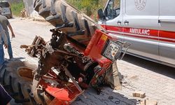Konya’da traktör devrildi: Sürücü yaşamını yitirdi