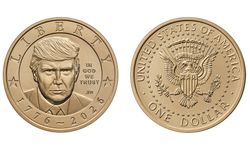 ABD'de Trump'ın Yer Aldığı Altın Para Basılacak