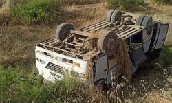 Amasya'da tarım işçilerini taşıyan minibüs devrildi