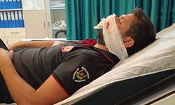 Bakım sırasında lastik patladı: 1 yaralı
