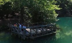 Doğa harikası Yedigöller dronla görüntülendi