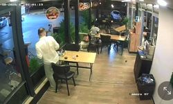Kocaeli'de motosiklet, lokantadaki müşteriye çarptı