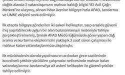 Şırnak'ta kaybolan kişiler kurtarıldı