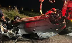 Sulama kanalına düşen otomobilin sürücüsü kurtarılamadı