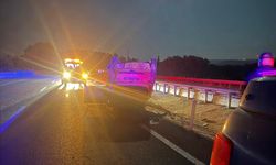 Takla atan otomobildeki sürücü öldü
