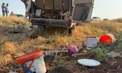 Tarım İşçilerini Taşıyan Minibüs Şarampole Devrildi
